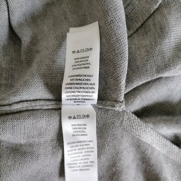 Rachael Zoe Womens Gray Sunday Funday Drop Shoulder Pullover Hoodie Size M - Picture 9 of 9